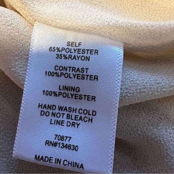 Anthropologie Sheer Blouse. Fully Lined. Sunday in Brooklyn. Sz XS. Great Cond!! - Picture 9 of 11